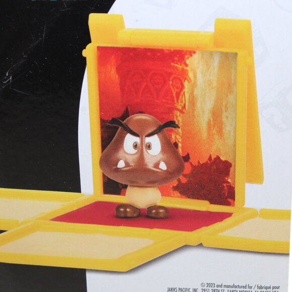 Super Mario Bros Movie Goomba Figure w/ Question Block Jakks Pacific - Picture 11 of 16